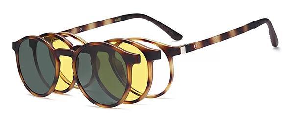 OCCHIALI DA VISTA CON CLIP UNISEX PLASTICA