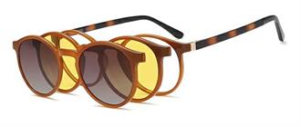 OCCHIALI DA VISTA CON CLIP UNISEX PLASTICA