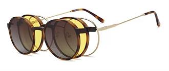 OCCHIALI DA VISTA CON CLIP UNISEX METALLO