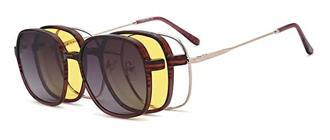 OCCHIALI DA VISTA CON CLIP DONNA METALLO