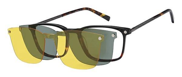 OCCHIALI DA VISTA CON CLIP UOMO PLASTICA