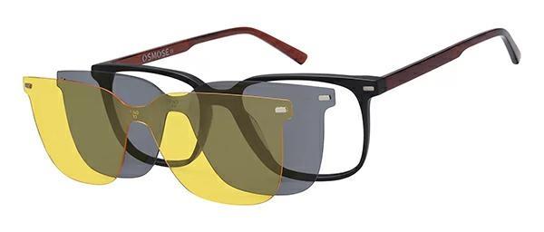 OCCHIALI DA VISTA CON CLIP UOMO PLASTICA