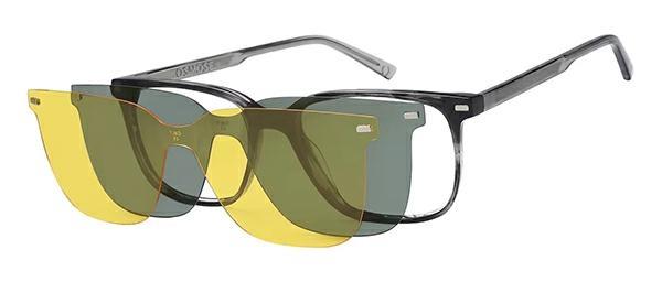 OCCHIALI DA VISTA CON CLIP UOMO PLASTICA