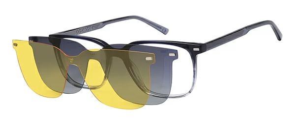 OCCHIALI DA VISTA CON CLIP UOMO PLASTICA