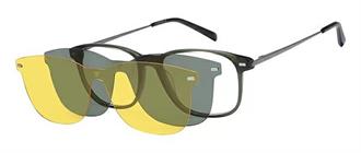 OCCHIALI DA VISTA CON CLIP UOMO PLASTICA