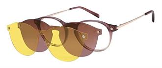 OCCHIALI DA VISTA CON CLIP DONNA PLASTICA