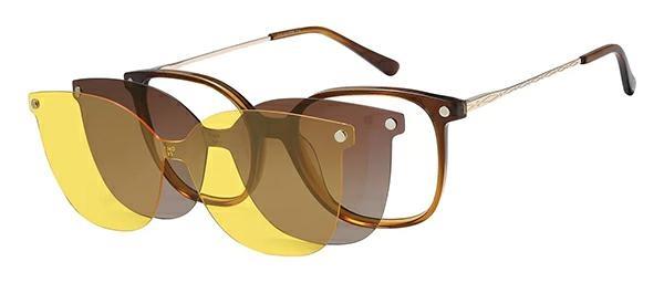 OCCHIALI DA VISTA CON CLIP DONNA PLASTICA