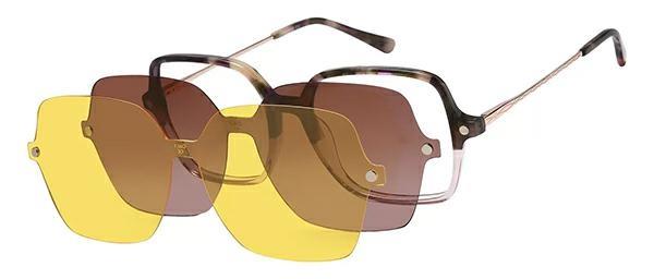 OCCHIALI DA VISTA CON CLIP DONNA PLASTICA