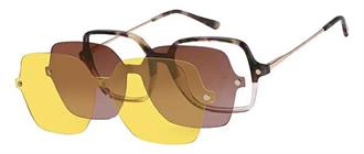 OCCHIALI DA VISTA CON CLIP DONNA PLASTICA