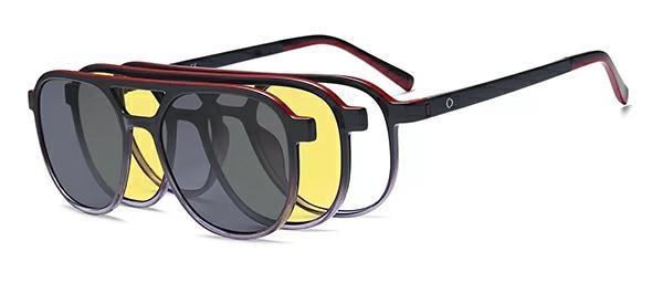 OCCHIALI DA VISTA CON CLIP UOMO PLASTICA