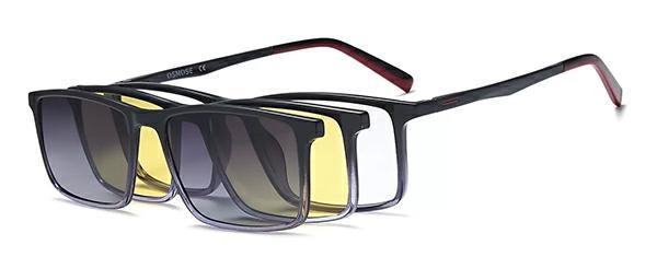 OCCHIALI DA VISTA CON CLIP UOMO PLASTICA