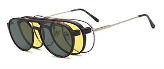 OCCHIALI DA VISTA CON CLIP UNISEX METALLO