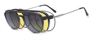 OCCHIALI DA VISTA CON CLIP UNISEX METALLO