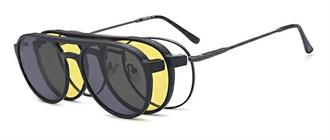 OCCHIALI DA VISTA CON CLIP UNISEX METALLO