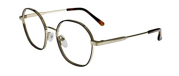 OCCHIALI DA VISTA MADE IN ITALY GOLD DONNA METALLO