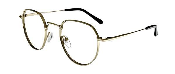 OCCHIALI DA VISTA MADE IN ITALY GOLD DONNA METALLO