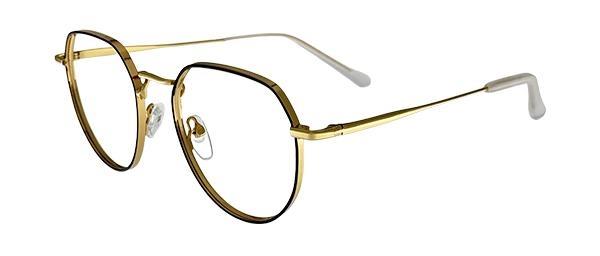 OCCHIALI DA VISTA MADE IN ITALY GOLD DONNA METALLO