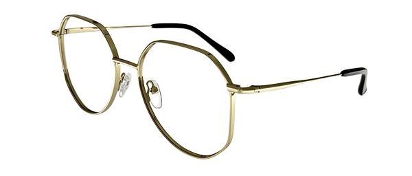 OCCHIALI DA VISTA MADE IN ITALY GOLD UOMO METALLO