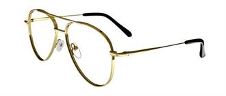 OCCHIALI DA VISTA MADE IN ITALY GOLD UOMO METALLO