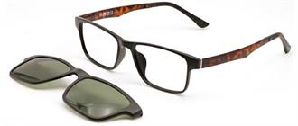OCCHIALI DA VISTA CON CLIP UNISEX PLASTICA