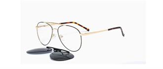 OCCHIALI DA VISTA CON CLIP UNISEX METALLO