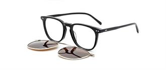 OCCHIALI DA VISTA CON CLIP UNISEX PLASTICA