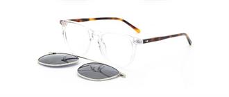 OCCHIALI DA VISTA CON CLIP UNISEX PLASTICA