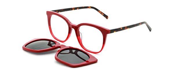 OCCHIALI DA VISTA CON CLIP DONNA PLASTICA