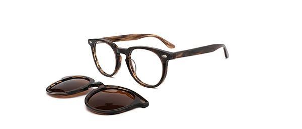 OCCHIALI DA VISTA CON CLIP UNISEX PLASTICA