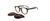 OCCHIALI DA VISTA CON CLIP UNISEX PLASTICA