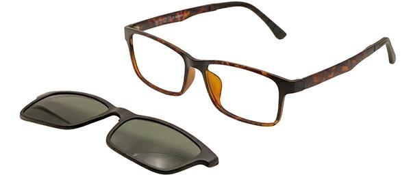 OCCHIALI DA VISTA CON CLIP UOMO PLASTICA