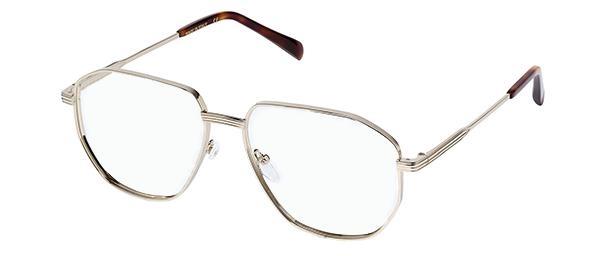 OCCHIALI DA VISTA MADE IN ITALY GOLD UOMO METALLO